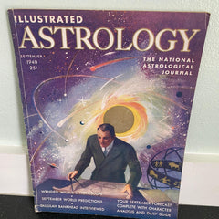 Illustrated Astrology September 1940 2nd issue vintage magazine horoscope rare