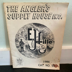 Angler's Supply House 1986 Catalog 50 Williamsport PA E. Hille Fishing Tackle