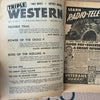 Triple Western December 1950 pulp magazine Max Brand Cowboy