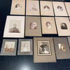 Portrait Photos 25x Antique 1800s All Same Family Norwalk Bellevue Ohio Area