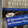 Magazine of Wall Street and Business Analyst February 20 1943 WW2 WWII stock market movie prop