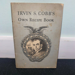 Irvin S Cobbs Own Recipe Book Bourbon Cocktails 1936 Frankfort Distilleries