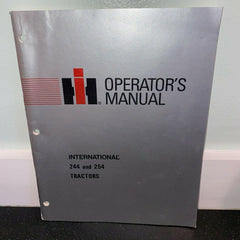 International 244 254 Tractor Operator's Manual 1983 IH farm