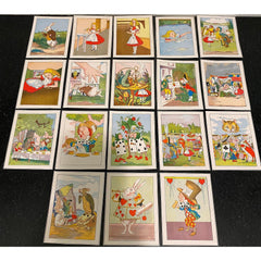 Alice in Wonderland 1962 lot of 18 prints