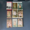 Shackman Antique Doll Jig-Saw Puzzles Vintage 60s 70s NOS Set of 4 Made in Japan