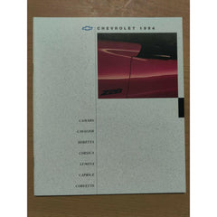 Chevrolet 1994 Brochure Vintage Car Camaro Corvette Cavalier Beretta Caprice