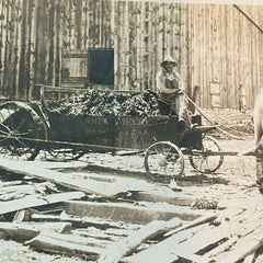 John Deere Wagon Manure Spreader Photo 1930 Vintage Identified Family Norwalk Ohio Farm Farming