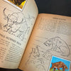 Golden Stamp Book of Animals of the Past Complete 1969 Vintage Dinosaurs