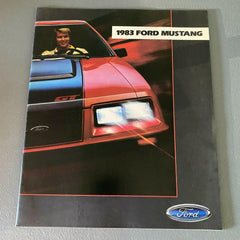 Ford Mustang GT 1983 Car Sales Brochure GLX GL L